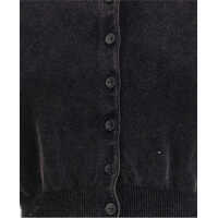 Pulovere Dama - Cardigane Alexander Wang Polo Cardigan crop WASHED BLACK Femei (BM 18678991) - B-mall.ro