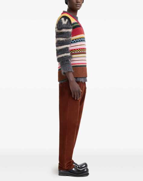 Pulovere Marni Striped wool mohair Sweater DARK GREY Barbati (BM 18679009) 2