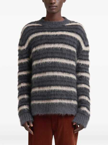 Pulovere Marni Striped wool mohair Sweater DARK GREY Barbati (BM 18679009) 3