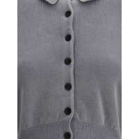 Pulovere Dama - Cardigane Alexander Wang Polo Cardigan crop WASHED GREY Femei (BM 18679021) - B-mall.ro
