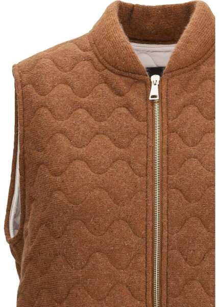 Geci de iarna Fabiana Filippi Wool Down Vest MOGANO Femei (BM 18679036) 5