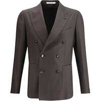 Sacouri Double-breasted Blazer Barbati