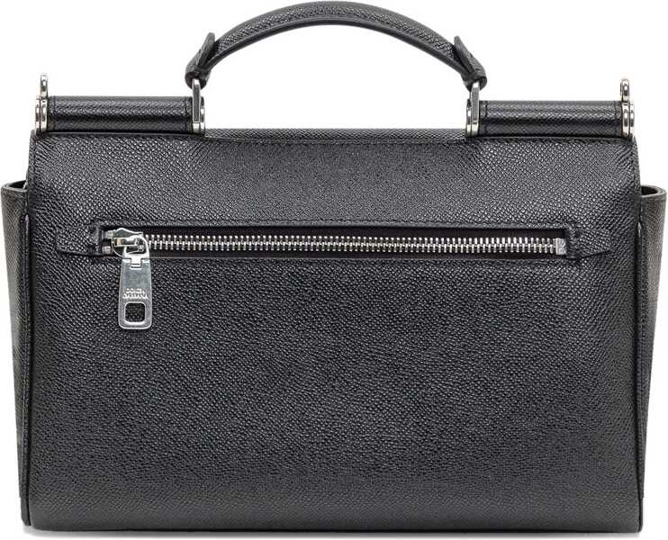 Genti de mana Dolce & Gabbana My Sicily leather Handbag NERO Barbati (BM 18679090) 2
