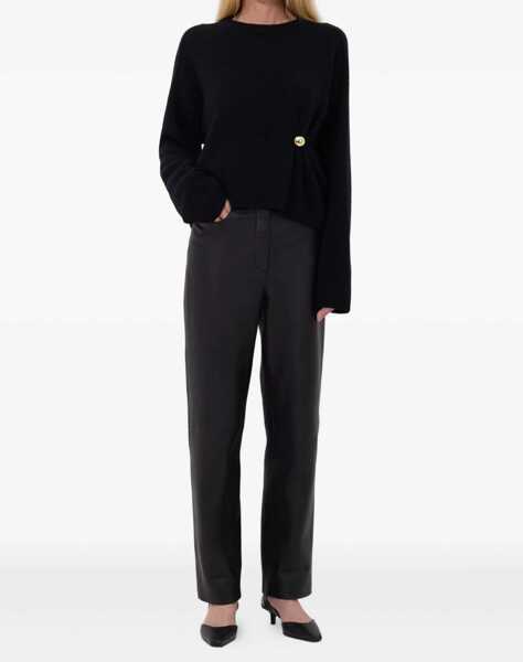 Pulovere LOULOU DE SAISON Draped Sweater BLACK Femei (BM 18679096) 2