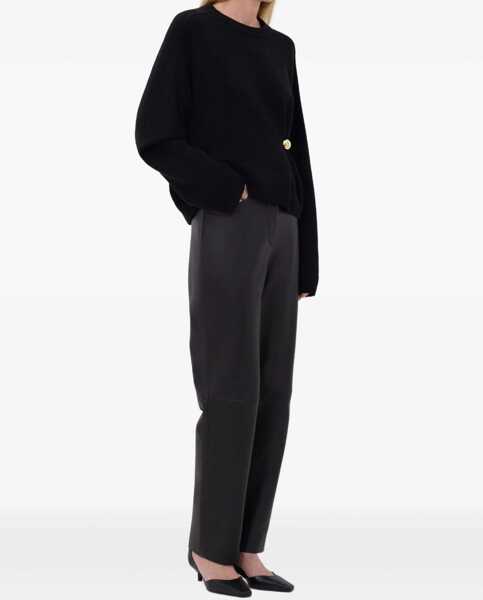 Pulovere LOULOU DE SAISON Draped Sweater BLACK Femei (BM 18679096) 3