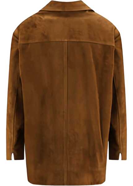 Jachete Salvatore Santoro Suede leather Jacket TOBACCO Femei (BM 18679135) 2