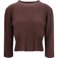 Pulovere Cashmere Crop Sweater Femei