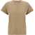 Brunello Cucinelli cashmere glitter T-shirt BROWN