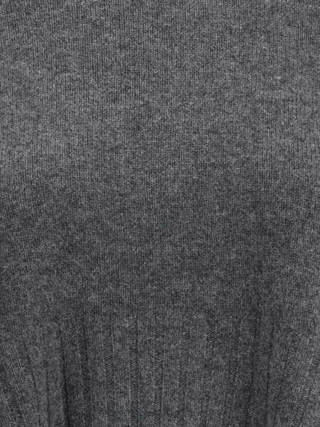 Pulovere LOULOU DE SAISON Cashmere Crop Sweater ANTHRACITE MELANGE Femei (BM 18679219) 3