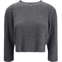 Pulovere Cashmere Crop Sweater Femei