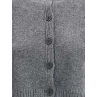 Pulovere Dama - Cardigane LOULOU DE SAISON ZEPHIR LDS CROPPED CARDIGAN ANTHRACITE MELANGE Femei (BM 18679231) - B-mall.ro