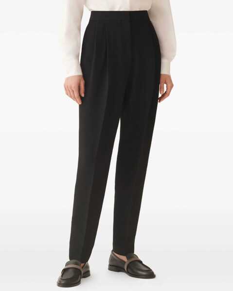 Pantaloni casual Fabiana Filippi Cady Pants NERO Femei (BM 18679240) 3