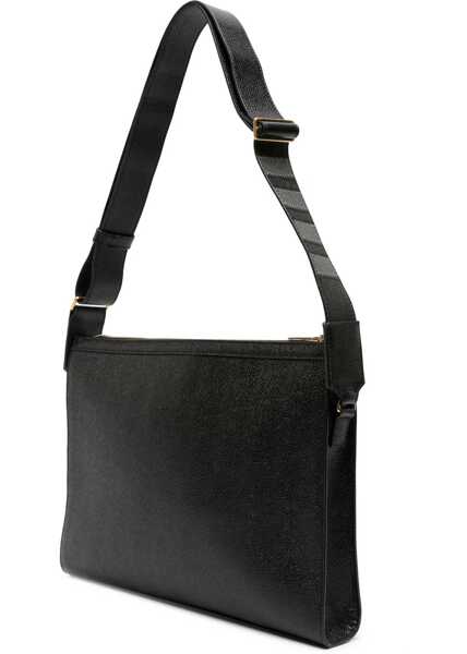 Genti de mana Thom Browne Shoulder strap Pouch BLACK Barbati (BM 18679249) 2