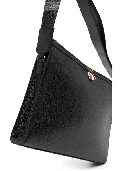 Genti de mana Thom Browne Shoulder strap Pouch BLACK Barbati (BM 18679249) 3