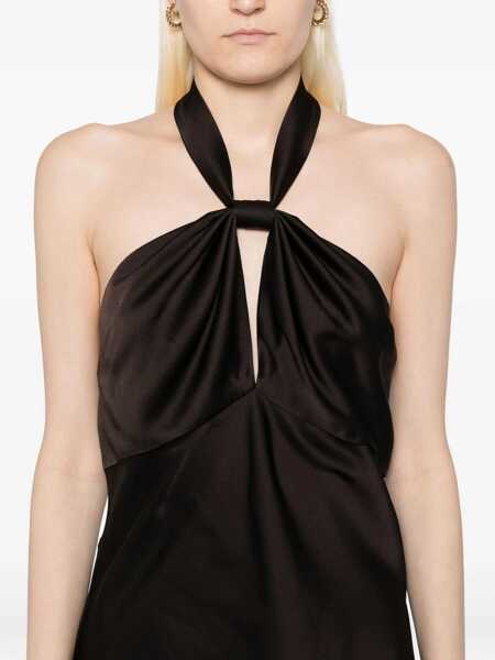 Topuri Tom Ford Halterneck Top DEEP BROWN Femei (BM 18679381) 5