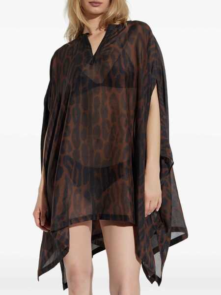 Rochii Tom Ford Kaftan Dress BROWN/BLACK Femei (BM 18679390) 2