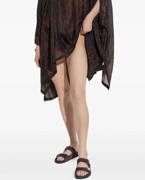 Rochii Tom Ford Kaftan Dress BROWN/BLACK Femei (BM 18679390) 5