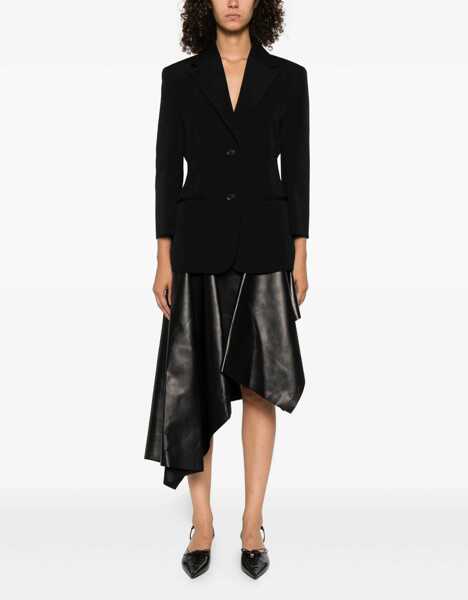 Sacouri Givenchy Single-breasted wool Blazer BLACK Femei (BM 18679399) 2