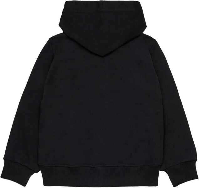 Hanorace Diesel Sdropshoodz Over Sweatshirt BLACK Baieti (BM 18679465) 2