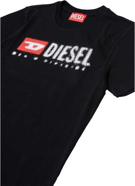 Tricouri Diesel Tadjustk14 T-Shirt BLACK Baieti (BM 18679477) 3