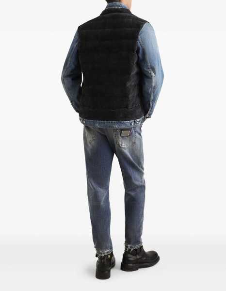 Blugi Dolce & Gabbana Denim Pants With Plaque BLUE Barbati (BM 18679561) 3