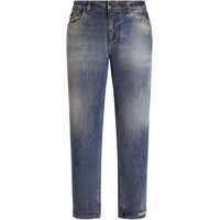 Blugi Denim Pants With Plaque Barbati