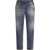 Dolce & Gabbana Denim Pants With Plaque BLUE