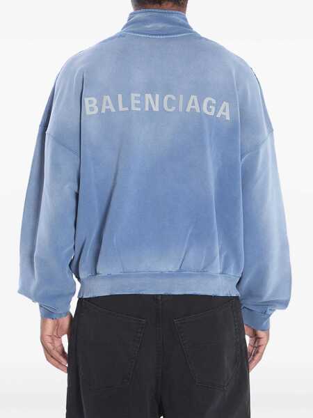 Hanorace Balenciaga Zip Up Jacket BLUE Barbati (BM 18679567) 2