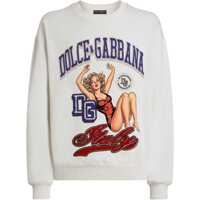 Hanorace Sweatshirt With Pin-Up Print Barbati