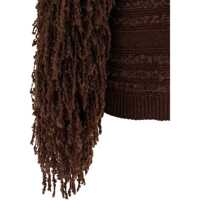 Imbracaminte Dama pagina 407 - Cardigane Fabiana Filippi Fringes Cardigan EBANO Femei (BM 18679651) - B-mall.ro