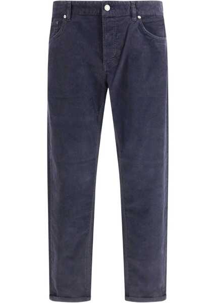 Pantaloni casual PT TORINO Corduroy design Pants NAVY SCURO Barbati (BM 18679654) 1
