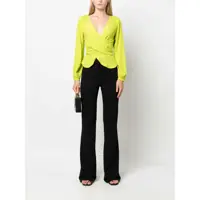 Pantaloni casual Dama - Pantaloni casual Pinko Pinko Hulka Flared Viscose Trousers Black Femei (BM 18680895) - B-mall.ro