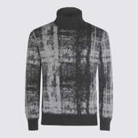 Pulovere Piacenza 1733 Black Wool Knitwear Barbati