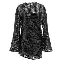Rochii The Attico Sequin Mesh Dress Femei