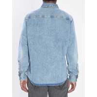 Camasi AMI Paris pentru Barbati - Camasi de blugi AMI Paris AMI Paris De Coeur Denim Shirt BLUE Barbati (BM 18682701) - B-mall.ro