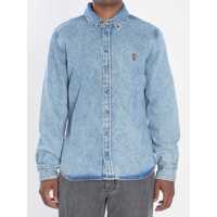 Camasi de blugi AMI Paris De Coeur Denim Shirt Barbati