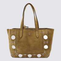 Genti de mana Valentino Garavani Beige Nellcote Leather Totes Femei