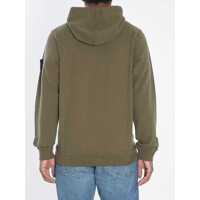 Pulovere Stone Island pentru Barbati - Pulovere Stone Island Organic Cotton Hooded Sweatshirt GREEN Barbati (BM 18683235) - B-mall.ro