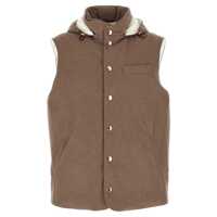 Geci Brunello Cucinelli Padded Wool Vest Barbati