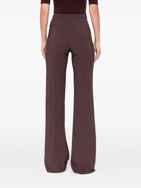 Pantaloni Elisabetta Franchi WOMENS PANTS Bordeaux Femei (BM 18686838) 4