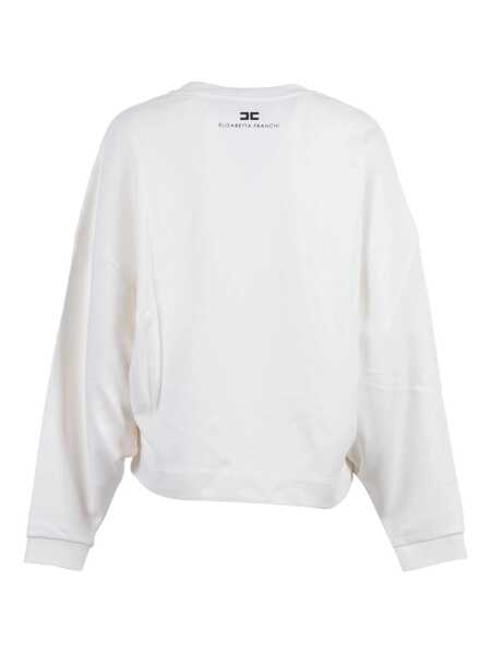 Pulovere Elisabetta Franchi WOMENS SWEATER White Femei (BM 18686853) 2