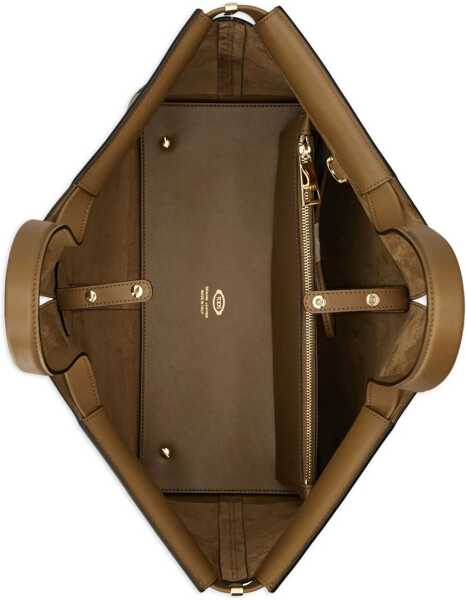 Genti de umar TODS Di Bag Folio Medium-Small Bag BROWN Femei (BM 18686935) 5