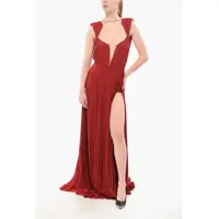 Rochii lungi Red Carpet Lurex Maxidress With Mesh Inserts Femei