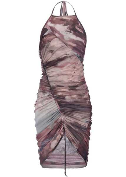 Rochii scurte Balmain Draped Tulle Halterneck Dress Multicolor Femei (BM 18686986) 1