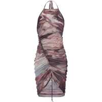 Rochii scurte Draped Tulle Halterneck Dress Femei