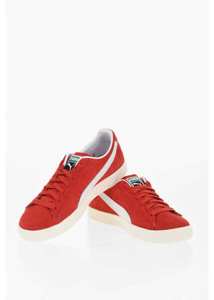 Sneakers PUMA Suede Clyde Og Low-Top Sneakers With Golden Effect Logo Red Barbati (BM 18687001) 1