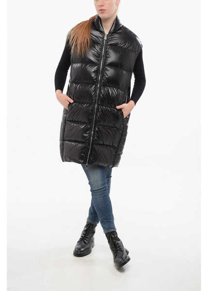 Geci de iarna Bacon Sleeveless Storm Fury Down Jacket Black Femei (BM 18687016) 4