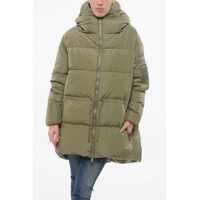 Geci de iarna Multipocketed Cloud Down Jacket With Drawstringed Waist Femei