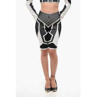 Pantaloni scurti High-Waisted Two-Tone Biker Shorts Femei