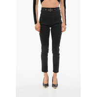 Blugi skinny Elisabetta Franchi Stretch Cotton Skinny Fit Denims 12Cm
